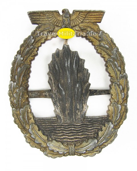Minensucherkriegsabzeichen mit Quernadel