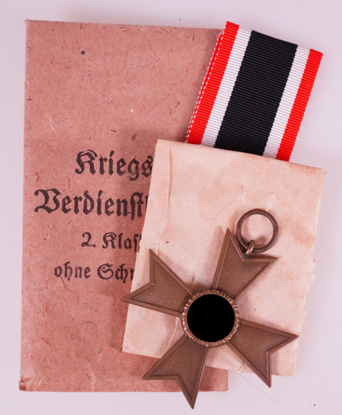 Kriegsverdienstkreuz 2. Klasse ohne Schwerter mit Tüte