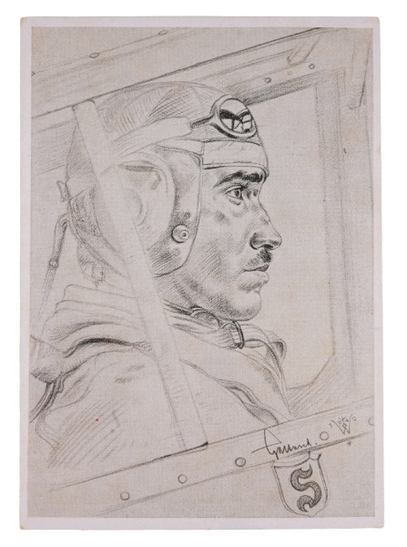Willrich-Karte Oberstleutnant Galland 1940