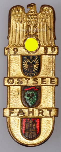 KDF Ostsee Fahrt 1939 Teilnehmerabzeichen