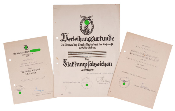 Urkundengruppe Blunk Panzer-Jäger Abteilung "Koenen"