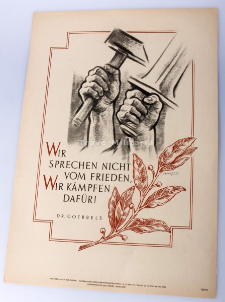 Wochenspruch NSDAP Folge 35/1943