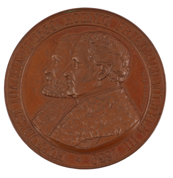 Brandenburg-Preussen Medaille 1839 Joachim II., Wilhelm III.