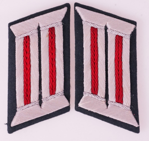 Wehrmacht Heer Paar Kragenspiegel Offizier der Artillerie