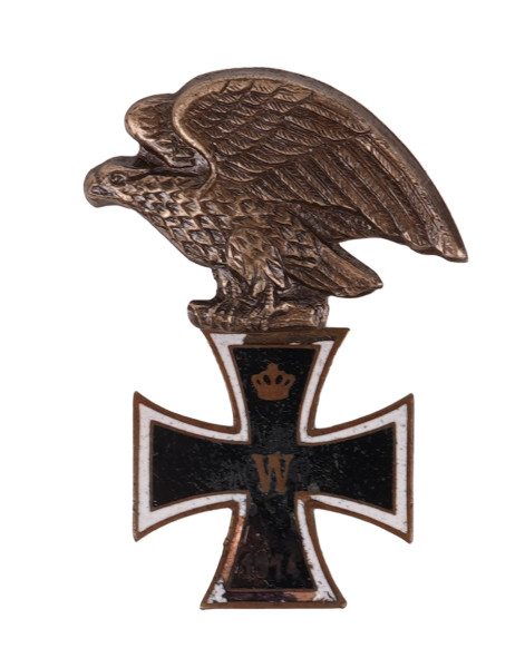 Patriotika Adler mit Eisernen Kreuz 1914