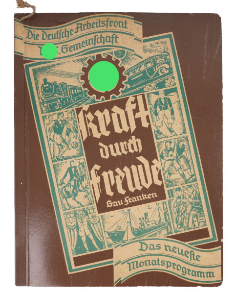 DAF-NS Gemeinschaft Kraft durch Freude Mappe Monatsprogramm
