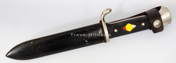 HJ-Fahrtenmesser mit Devise