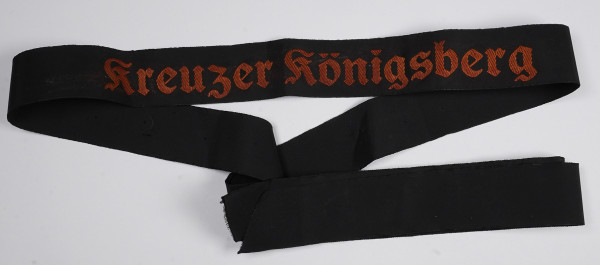 Kriegsmarine Mützenband ``Kreuzer Königsberg´´