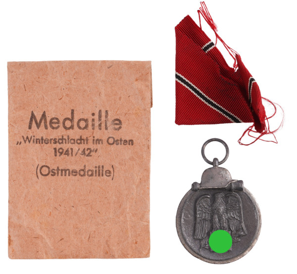 Medaille Winterschlacht im Osten 1941/42 mit Tüte