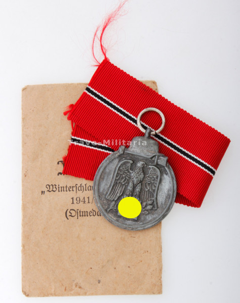 Medaille Winterschlacht im Osten 1941/42 mit Tüte