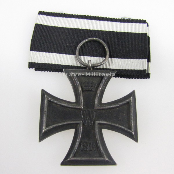 Eisernes Kreuz 2. Klasse 1914 mit Band Hersteller D