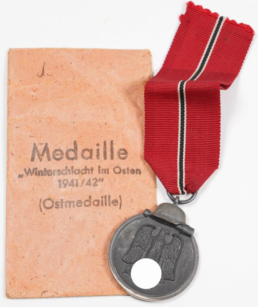 Medaille Winterschlacht im Osten 1941/42 mit Tüte