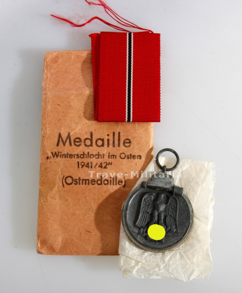 Medaille Winterschlacht im Osten 1941/42 mit Tüte