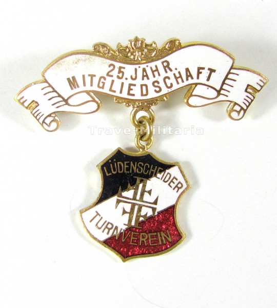 Abzeichen 25 Jährige Mitgliedschaft Lüdenscheider Turnverein