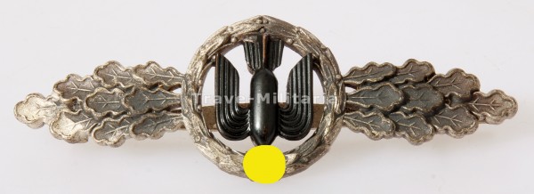 Frontflugspange für Kampfflieger in Silber