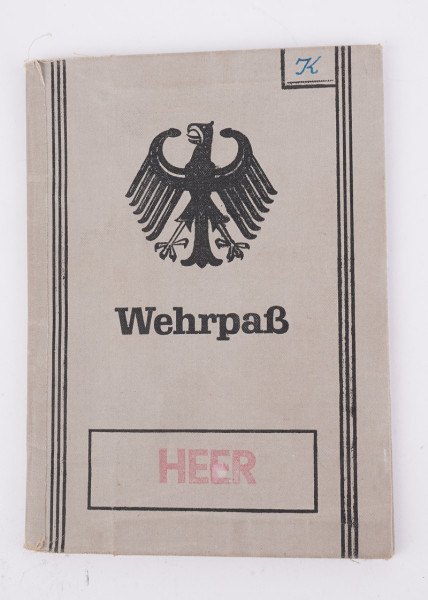 Wehrpaß Bundeswehr Klüver