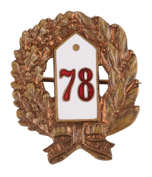 Preußen Mitgliedsabzeichen für ehemalige Angehörige des I.R. Nr.78