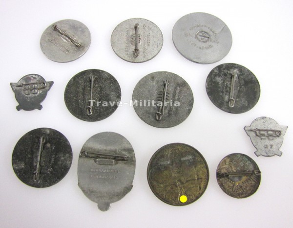 3er Pack: PIN/Anstecker REICHSADLER, EK (Militaria, Wehrmacht
