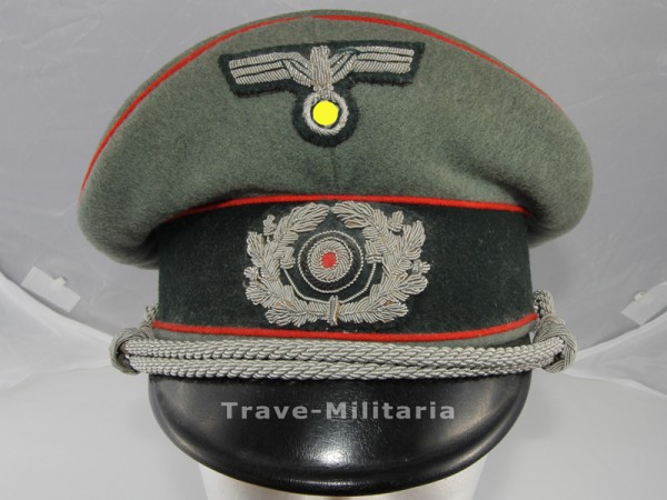 Schirmmütze für Offiziere der Artillerie