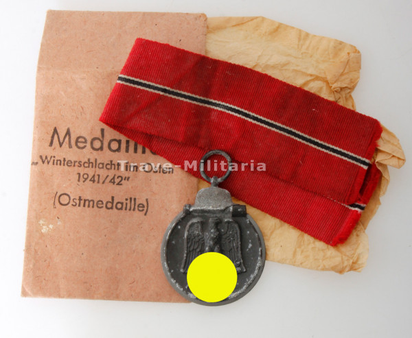 Medaille Winterschlacht im Osten 1941/42 in Tüte