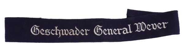 Luftwaffe Ärmelstreifen Geschwader General Wever für Mannschaften