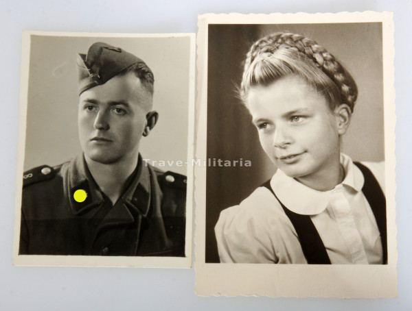 Pertraitfoto SS-Mann SS-Totenkopf Standarte 8