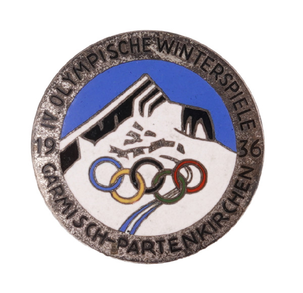IV. Olympische Winterspiele 1936 Besucherabzeichen