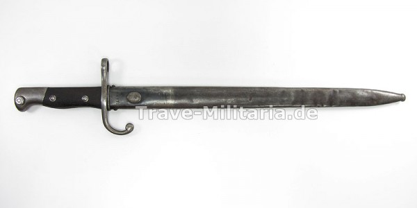 Modelo Argentino 1909 Bajonett mit Stahlscheide
