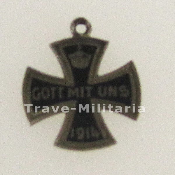 Patriotika Kettenanhänger Eisernes Kreuz Gott mit uns 1914