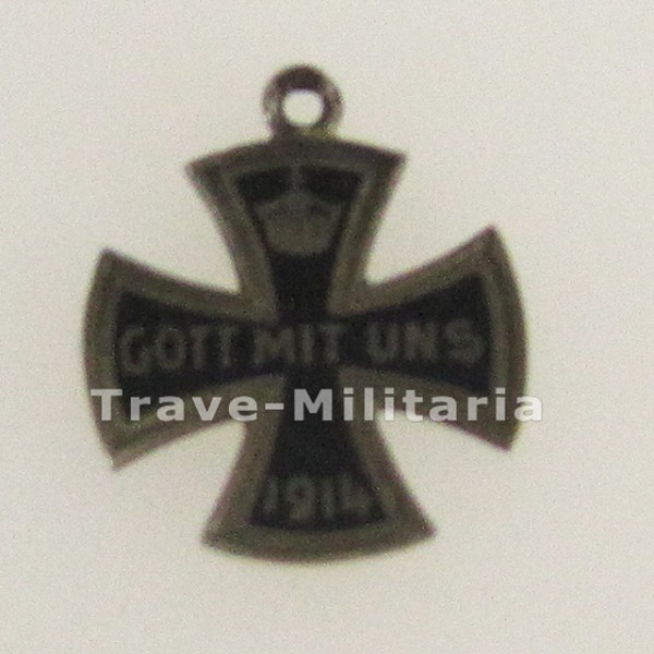 Patriotika Kettenanhänger Eisernes Kreuz Gott mit uns 1914