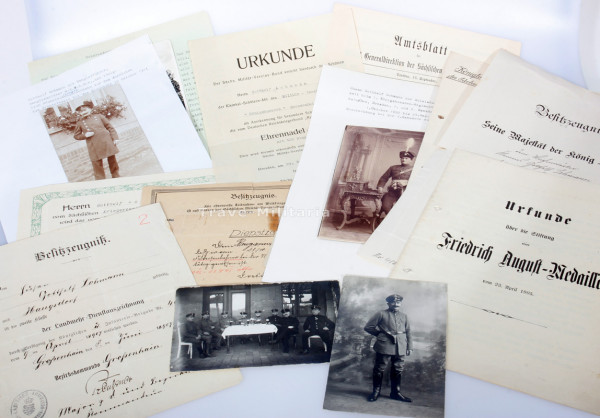 Papiernachlass Gotthelf Lohmann Husar u. Sächsische Staatseisenbahn