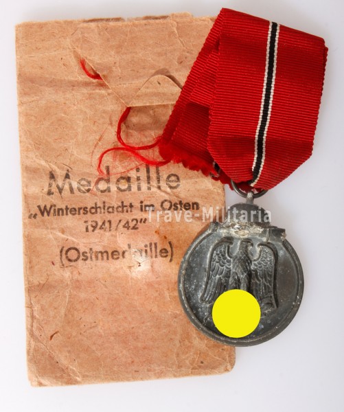 Medaille Winterschlacht im Osten mit Verleihungstüte