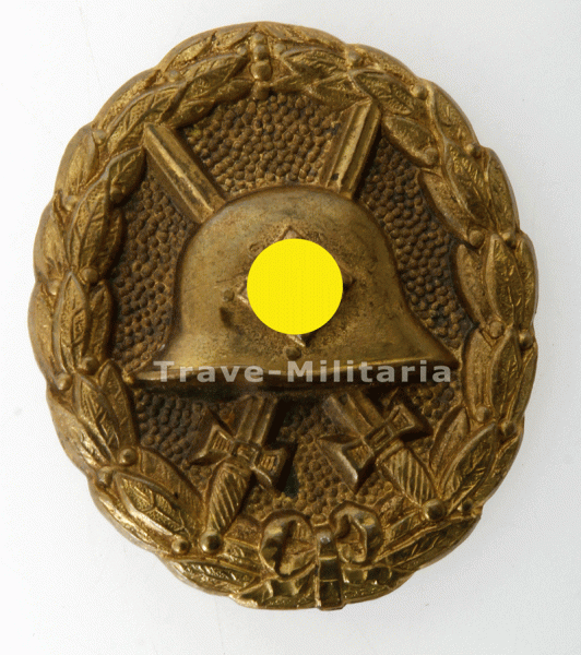 Verwundetenabzeichen in Gold 1. Form