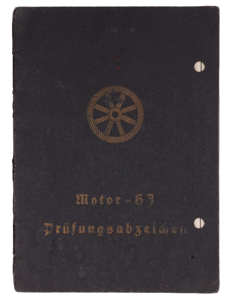 Motor-HJ Prüfungsabzeichenheft Hans Junker 1/13