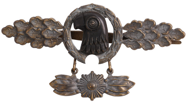 Frontflugspange für Aufklärer in Gold mit Sternanhänger