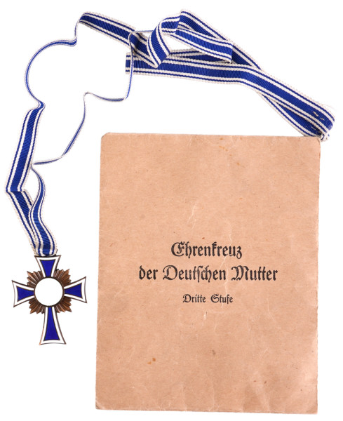 Ehrenkreuz der Deutschen Mutter in Bronze