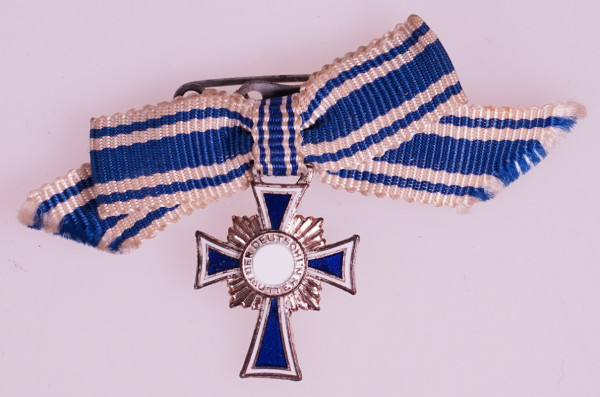 Miniatur Ehrenkreuz der Deutschen Mutter in Silber