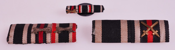 3 Bandspange und Knopflochdeko