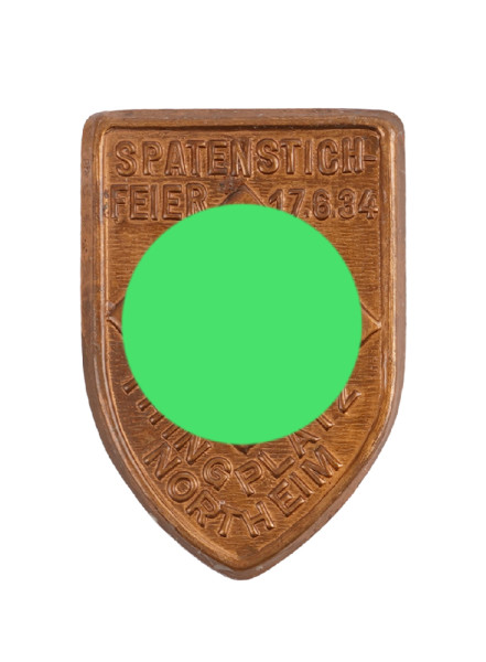 RAD Spatenstichfeier 17.6.34 Thingplatz Northeim Veranstaltungsabzeichen