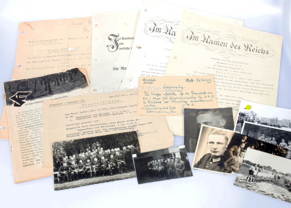 Papiere Wilhelm Drücke Ritterkreuz Westfront