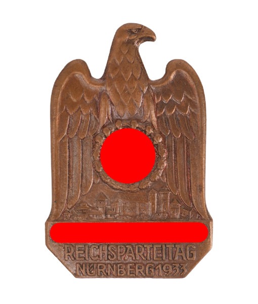 N.S.D.A.P. Reichsparteitag Nürnberg 1933 Teilnehmerabzeichen