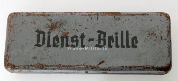 Dienstbrille der Wehrmacht im Etui