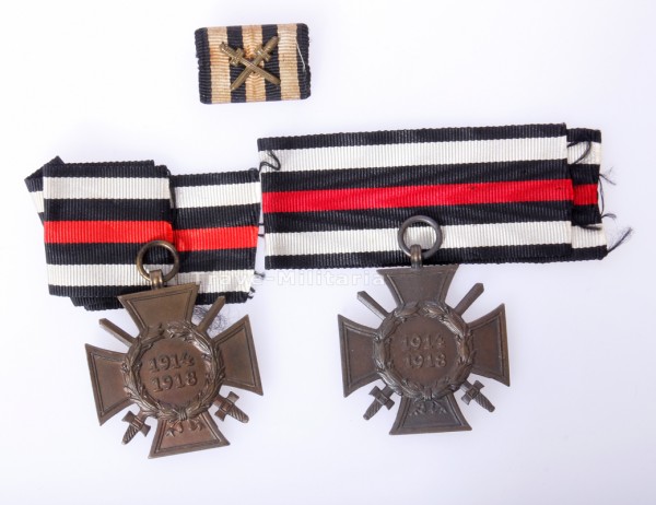 2x Ehrenkreuz für Frontkämpfer