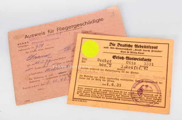 Ausweise Decker Saarbrücken-Burbach