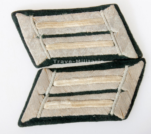 Wehrmacht Heer Paar Kragenspiegel für Offiziere der Infanterie