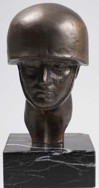 Bronzebüste Fallschirmjäger