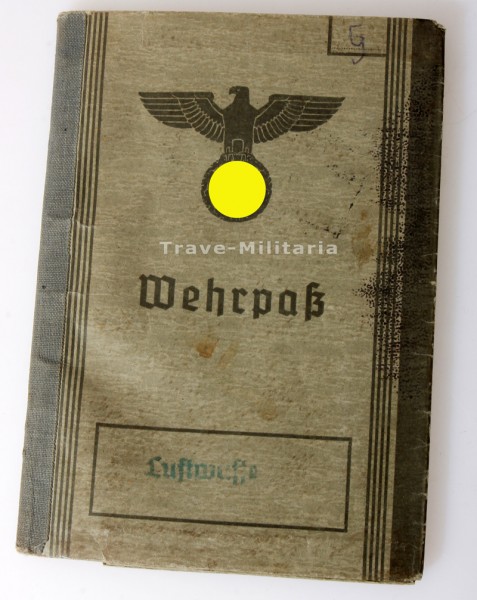 Wehrpass Deustches Kreuz in Gold General Wever