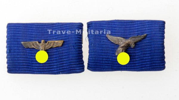 2x Bandspange Dienstauszeichnung der Wehrmacht für 4 Jahre