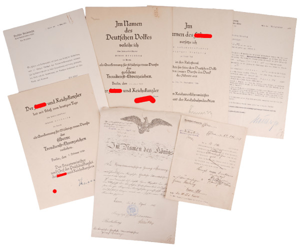 Papiergruppe Lokomotivführer Breinig Essen