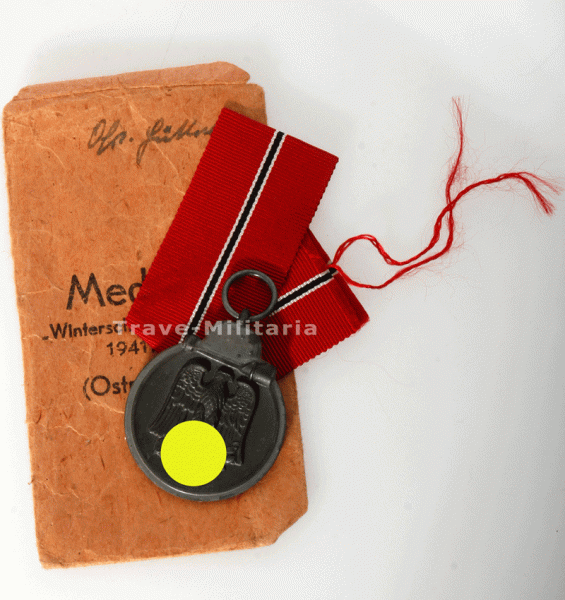 Medaille Winterschlacht im Osten 1941/42 mit Tüte
